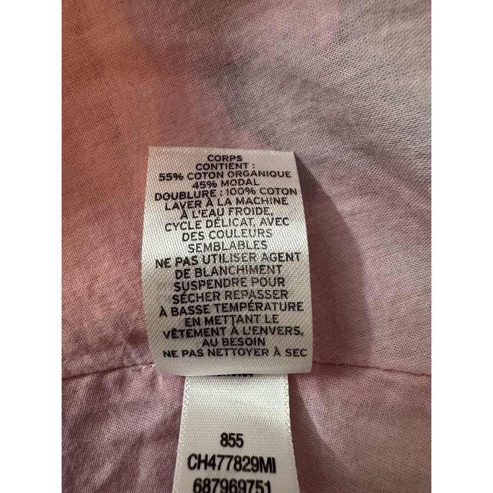 Chelsea 28 Womens XL Dress Pink Green Organic Cotton Resort Summer Casual Travel - Picture 11 of 11